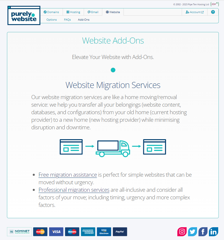 Migration services
