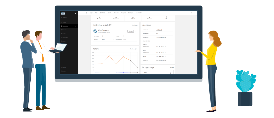 The benefits of a modern hosting control panel over the traditional approach cPanel web hosting control panel.